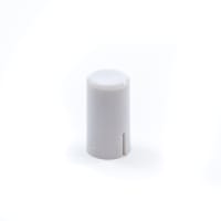 E-Switch Accessory, Pushbutton Cap, Round, 5mm D x 9mm H, Snap Fit, White, PBH + TL Series