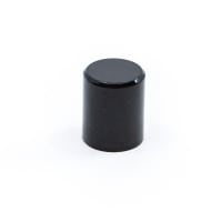 E-Switch Accessory, Round Pushbutton Cap, 8.80mm D x 10.50 H, Snap Fit, Black