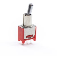 E-Switch Toggle Switch, 200 Series, SPDT, ON-NONE-ON, Sealed, 3A, 120VAC, 28VDC, PC Pin