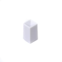 E-Switch Accessory, Pushbutton Cap, PBH + TL Series, Square, Concave, Snap Fit, White