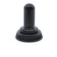 E-Switch Accessory, Toggle Switch Boot, ST1/ST2 Series, M12X1 Thread, Silicone, Black