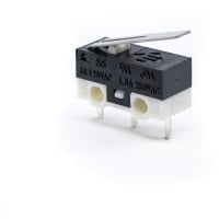 E-Switch Snap-Action Switch, SS Series, SPDT, ON-MOM, Straight Lever, 3A, 125VAC, PC Pin