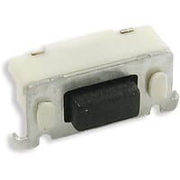 E-Switch Tactile Switch, TL3330, SPST-NO, OFF-(ON), R/A, Top Actuated, 0.05A, 12VDC