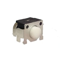 E-Switch Tactile Switch, TL3340, SPST-NO, OFF-(ON), R/A, Top Actuated, 0.05A, 12VDC