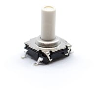 E-Switch Tactile Switch, TL6120, SPST-NO, OFF-(ON), R/A, Top Actuated, 0.05A, 50VDC, PC