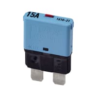 E-T-A Circuit Protection and Control Circuit Breaker Thermal Automotive Miniature Reset Button 1P 24VDC 10A