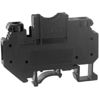 E-T-A Circuit Protection and Control Terminal Block, DIN Rail Mounting, Screw Terminal, 64x42.5x8.2mm, No LED Indication