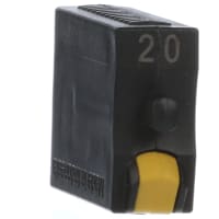 E-T-A Circuit Protection and Control Circuit Breaker Thermal Automotive Push-to-Reset PlugIn Blade Term. 1P 28VDC 20A