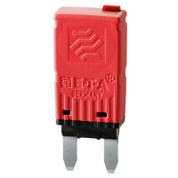 E-T-A Circuit Protection and Control Circuit Breaker Thermal Automotive Mini-CBE Type 3 Reset Button 1P 24VDC 10A