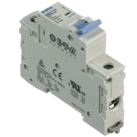 E-T-A Circuit Protection and Control Circuit Breaker Miniature C Curve DIN Rail UL1077 277/480V 120VAC 60VDC 1P 1A