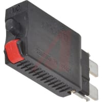 E-T-A Circuit Protection and Control Circuit Breaker Thermal Automotive Push-to-Reset Plug-In Blade Term. 1P 28VDC 5A