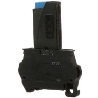 E-T-A Circuit Protection and Control Circuit Breaker Kit 1077 1P Plug 2A Breaker/10plus Blk Block Push-In Terminal