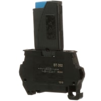 E-T-A Circuit Protection and Control Circuit Breaker Kit 1077 1P Plug 2A Breaker/10plus Blk Block LED 24VDC Screw