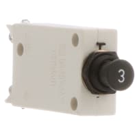 E-T-A Circuit Protection and Control Circuit Breaker Thermal M4 Screw Aircraft Application Black 115VAC/28VDC 1P 3A