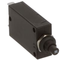 E-T-A Circuit Protection and Control Circuit Breaker Threadneck Mount Push-To-Release/Reset QC 1P 250VAC/50VDC 30A