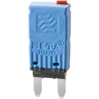 E-T-A Circuit Protection and Control Circuit Breaker Thermal Automotive Mini-CBE Type 3 Reset Button 1P 24VDC 15A