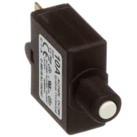 E-T-A Circuit Protection and Control Circuit Breaker Thermal Overcurrent Manual Reset .250 QC 1P 240VAC 28VDC 10A