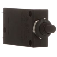 E-T-A Circuit Protection and Control Circuit Breaker Threadneck Mount Push-To-Release/Reset QC 1P 250VAC/50VDC 3A