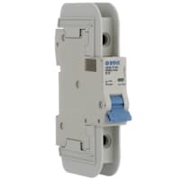 E-T-A Circuit Protection and Control Circuit Breaker Miniature B Curve DIN Rail UL489 277/480V 120VAC 60VDC 1P 10A