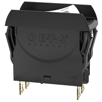 E-T-A Circuit Protection and Control Circuit Breaker Thermal w/Rocker + Guard I/O Legend 2P 5A 3120-N Series