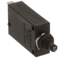 E-T-A Circuit Protection and Control Circuit Breaker Threadneck Mount Push-To-Reset .250" QC 1P 250VAC/50VDC 0.1A