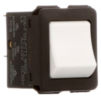 E-T-A Circuit Protection and Control Circuit Breaker Rocker White Opaque Molded I/O Legend QC 2P 250VAC/50VDC 4A