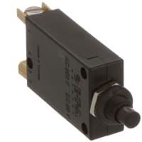 E-T-A Circuit Protection and Control Circuit Breaker Threadneck Mount Push-To-Release/Reset Screw 1P 250VAC/50VDC 2A