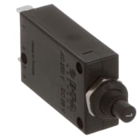 E-T-A Circuit Protection and Control Circuit Breaker Threadneck Mount Push-To-Reset .250" QC 1P 250VAC/50VDC 7A