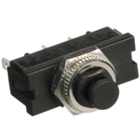 E-T-A Circuit Protection and Control Circuit Breaker Thermal Black Reset Act. Panel Mount Blade 1P 250VAC 50VDC 2A