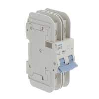 E-T-A Circuit Protection and Control Circuit Breaker Miniature D Curve DIN Rail UL489 277/480V 120VAC 60VDC 2P 15A