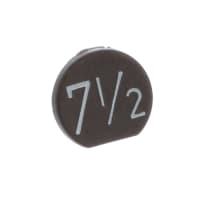 E-T-A Circuit Protection and Control Marking Insert, Pushbutton Configuration, Black, 9510 Series, Marked 7 1/2