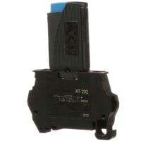 E-T-A Circuit Protection and Control Circuit Breaker Kit 1077 1P Plug 2A Breaker/10plus Black Block LED 24VDC Push-In