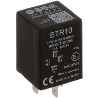 E-T-A Circuit Protection and Control Solid State ISO Mini Timer Relay, ETR10 Series