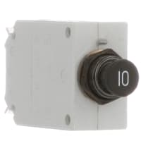 E-T-A Circuit Protection and Control Circuit Breaker Thermal Manual Actuation Metric Screw Term. 115VAC/28VDC 1P 10A