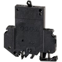 E-T-A Circuit Protection and Control Circuit Breaker Toggle Thermal-Mag Fast-Act Aux Contacts Screw 1P 277/480VAC 5A