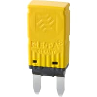 E-T-A Circuit Protection and Control Circuit Breaker Thermal Automotive Mini-CBE Type 1 Automatic Reset 1P 12VDC 20A