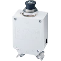 E-T-A Circuit Protection and Control Circuit Breaker Thermal Manual Actuation Metric Screw Term. 115VAC/28VDC 1P 2.5A