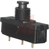 E-T-A Circuit Protection and Control Circuit Breaker Thermal Black Reset Act. Panel Mount Blade 1P 250VAC 50VDC 2.5A