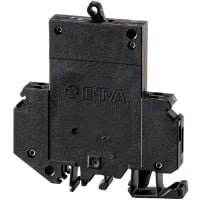 E-T-A Circuit Protection and Control Circuit Breaker Toggle Therm-Mag Std Delay Aux Contacts Screw 1P 277/480VAC 0.2A