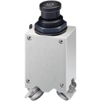 E-T-A Circuit Protection and Control Circuit Breaker Mini-Thermal J14 Screw Black Pushbutton 115VAC/28VDC 1P 5A