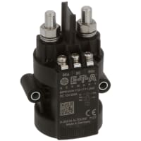 E-T-A Circuit Protection and Control Mechanical Power Relay, SPST, 100A, 12VDC, Screw Terminal, MPR Series