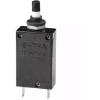 E-T-A Circuit Protection and Control Circuit Breaker Threadneck Mount Push-To-Release/Reset 1P 250VAC/50VDC 2A