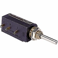 ETI Systems Potentiometer Wirewound 5 kOhms Power 1W Bushing Rotary 10 Turns MW10B Series