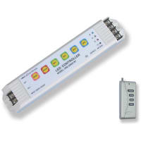 EuControls Corp 3-Channel RGB Controller w/ RF remote