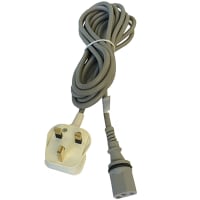 Ewellix Power Cord, Plug, Stripped End, 2500mm, For Direct Connection