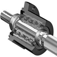 Ewellix Roller Screw Flanged Thrust Bearing, 392.3 Static Load, 