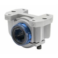 Ewellix Linear plain bearing;shaft block;2 seal;closed;relube;60mm;18000N static load