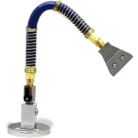 EXAIR Super Air Nozzle, 12" Stay Set Hose (MM) with One Outlet Mag Base, 2 Inch Flat