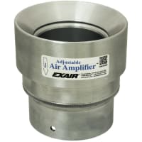 EXAIR Air Amplifier Only (2" diameter outlet), Stainless Steel Adjustable