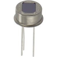 Excelitas Technologies Sensors Detector, Pyroelectric, Dual Element, 2 sq-mm X 1 sq-mm, 4000 V/W (Typ.), 1%